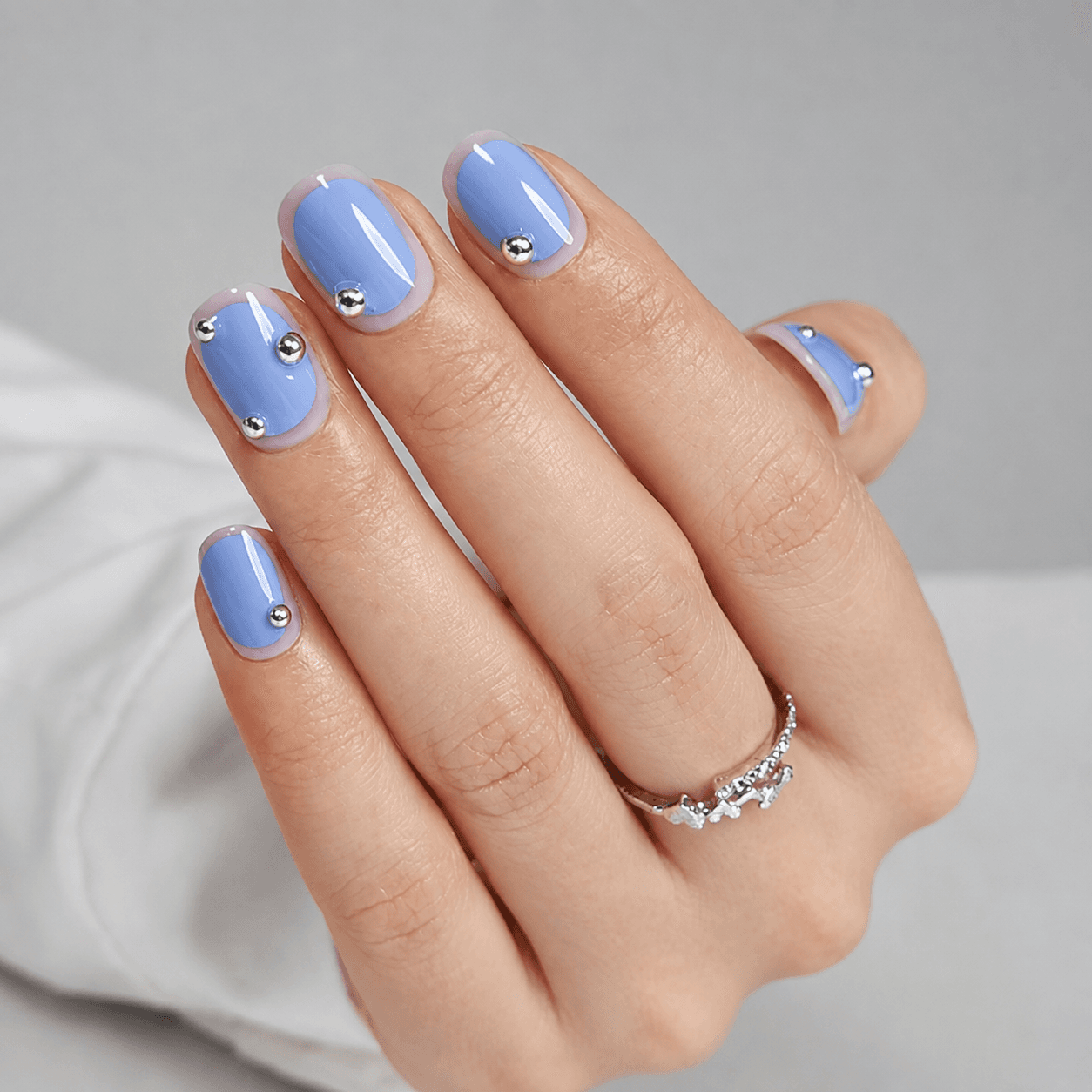 Studded in Blue