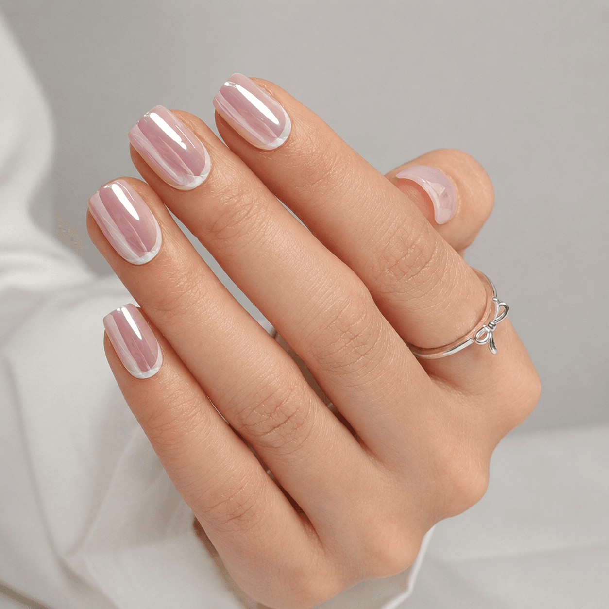 Pink Champagne — square, short